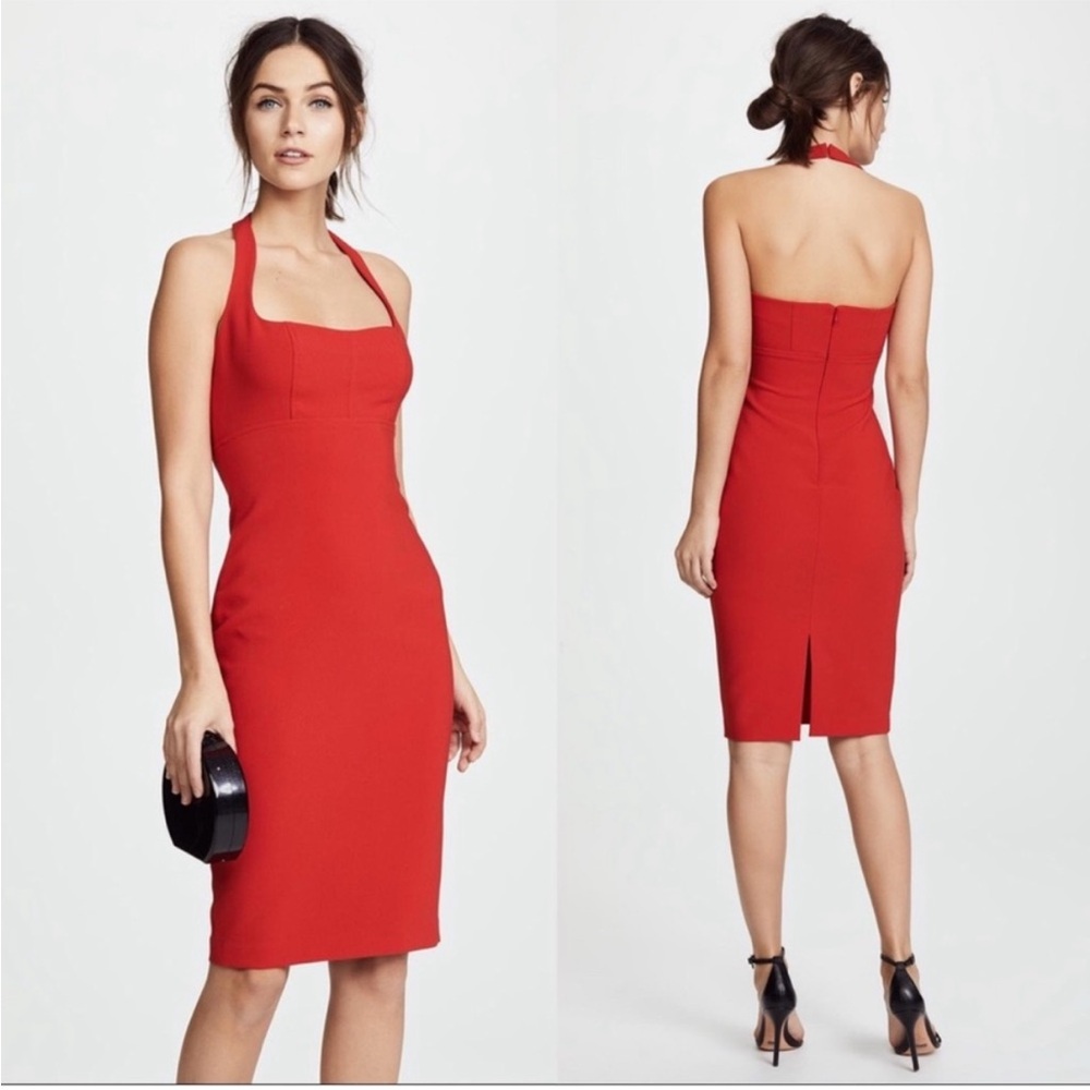 Likely Red Halter Dress